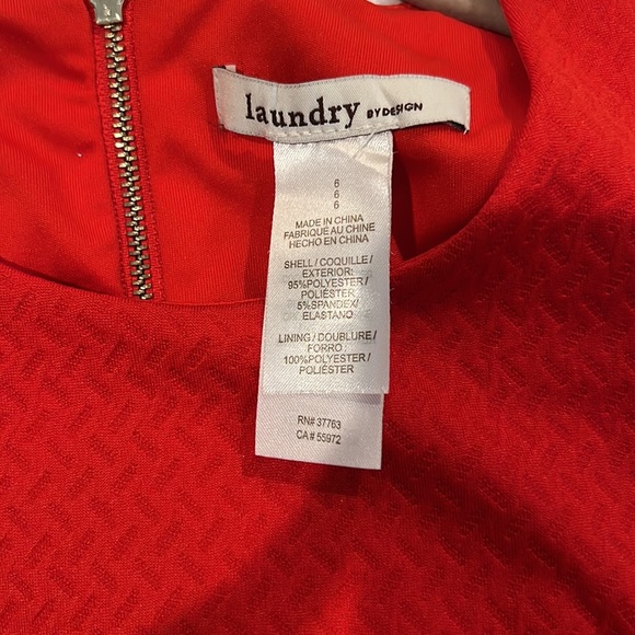 Red racer back dress - Picture 3 of 6